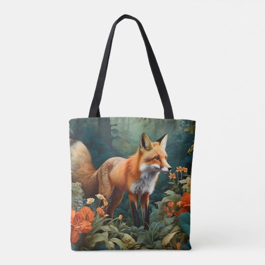 Forest Fox Tote Bag (Achterkant)