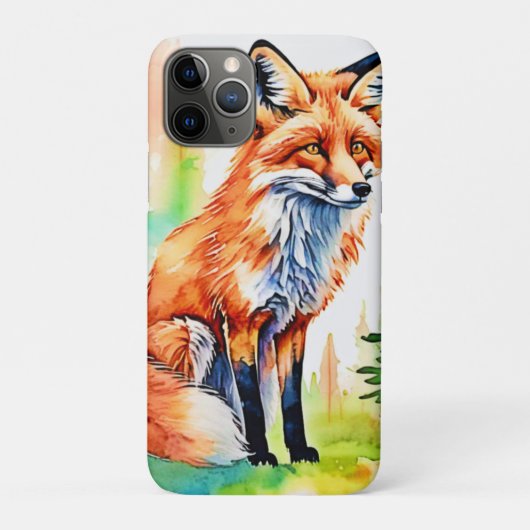 Forest Fox Uitzicht Design Case-Mate iPhone Case (Achterkant)