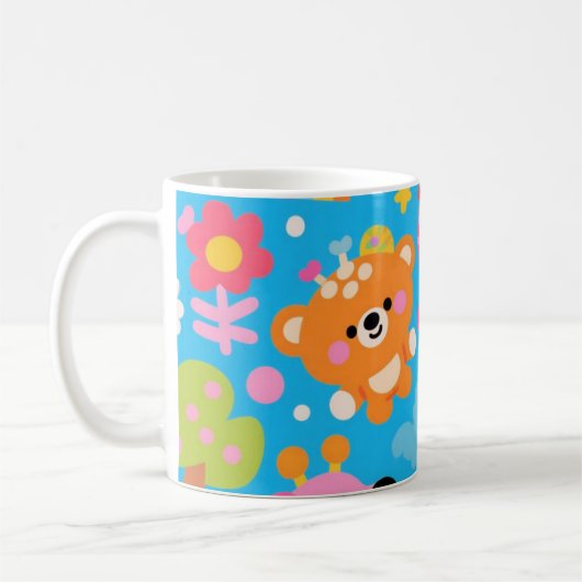 Forest Friend Happy  Mug, 11 oz Koffiemok (Links)