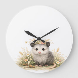 Forest friend woodland opossum  grote klok
