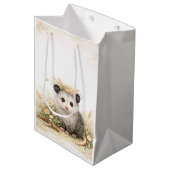 Forest friend woodland opossum  medium cadeauzakje (Voorkant Gekanteld)