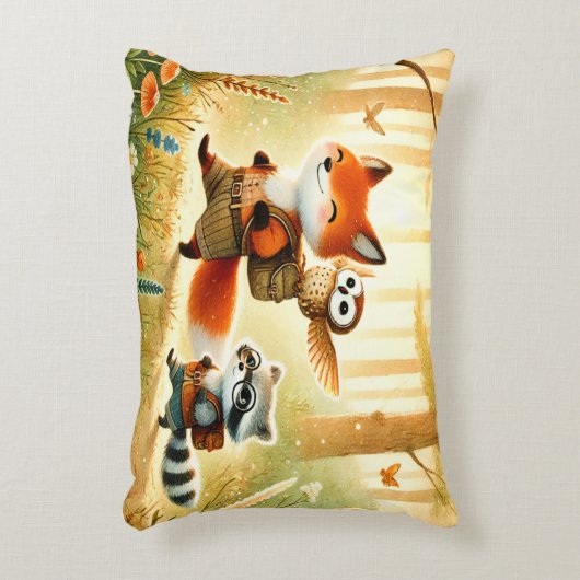 Forest Friends Accent Pillow Accent Kussen (Voorkant(Verticaal))