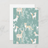 Forest Friends Bedankkaart (Voorkant / Achterkant)