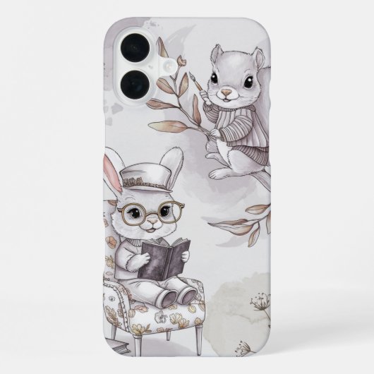 Forest Friends bij Studie iPhone Hoesje (Achterkant)
