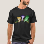 Forest Friends Black T-Shirt (Voorkant)