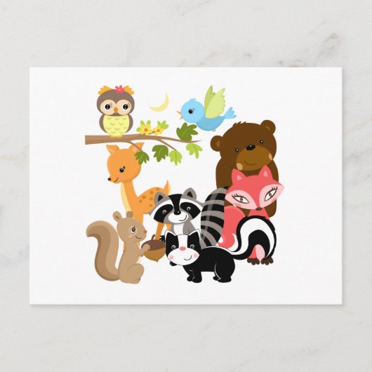Forest Friends Briefkaart (Voorkant)