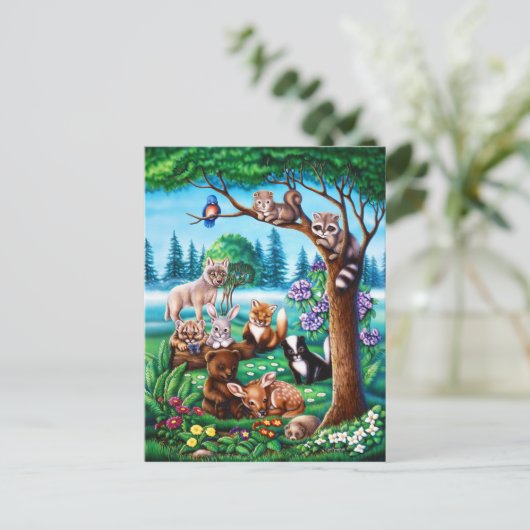 Forest Friends Briefkaart (Staand voorkant)