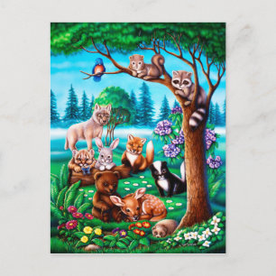 Forest Friends Briefkaart