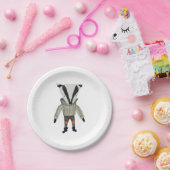 Forest Friends Cute Little Badger Papieren Bordje (Feest)