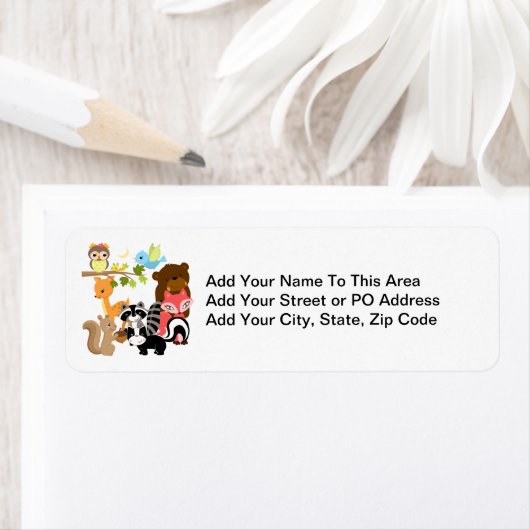 Forest Friends Etiket (Insitu)