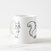 Forest Friends Kunstdruk Koffiemok (Voorkant links)