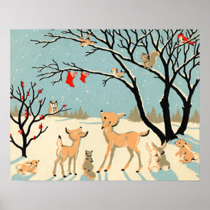 Forest Friends Poster