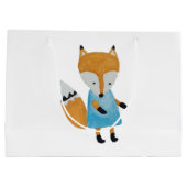 Forest Friends Schattig klein Woodland Fox Groot Cadeauzakje (Achterkant)