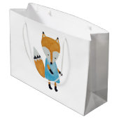 Forest Friends Schattig klein Woodland Fox Groot Cadeauzakje (Achterkant Gekanteld)