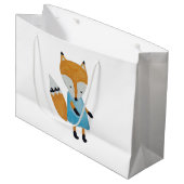 Forest Friends Schattig klein Woodland Fox Groot Cadeauzakje (Voorkant Gekanteld)