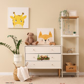 Forest Friends Sleeping Beer Nursery Sticker