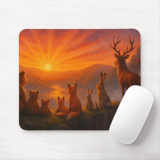 Forest Friends Sunrise Muismat (Met muis)