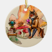 Forest Friends Tea Party Keramisch Ornament (Voorkant)