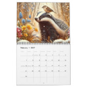 Forest Friends Twee pagina's Kalender (Feb 2027)