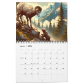 Forest Friends Twee pagina's Kalender (Mar 2026)