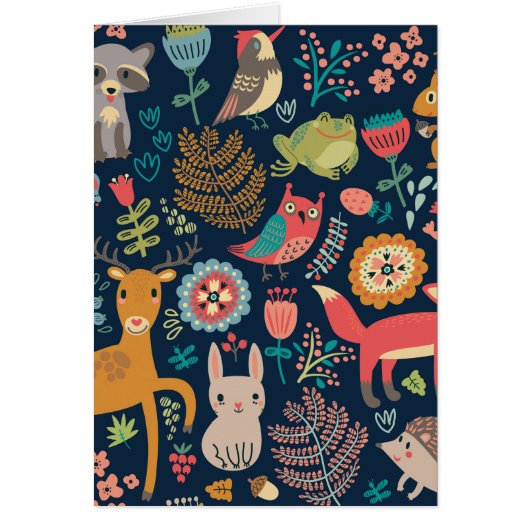 Forest Friends Wenskaart (Voorkant)