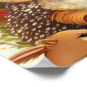 Forest Friends Woodland Animal Nursery Art Poster (Hoek)