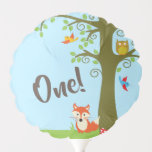 Forest Friends Woodland Cute 1st Birthday Party Ballon<br><div class="desc">Dit schattige thema van bosmvrienden is perfect voor je eerste verjaardagsfeestje! Geweldig voor een schattig kind geboren in de lente,  of een beetje dat van dieren houdt. Een eerste verjaardagsthema past bij een bos avontuur!</div>