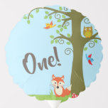 Forest Friends Woodland Cute 1st Birthday Party Ballon<br><div class="desc">Dit schattige thema van bosmvrienden is perfect voor je eerste verjaardagsfeestje! Geweldig voor een schattig kind geboren in de lente,  of een beetje dat van dieren houdt. Een eerste verjaardagsthema past bij een bos avontuur!</div>