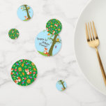 Forest Friends Woodland Cute 1st Birthday Party Confetti<br><div class="desc">Dit schattige thema van bosmvrienden is perfect voor je eerste verjaardagsfeestje! Geweldig voor een schattig kind geboren in de lente,  of een beetje dat van dieren houdt. Een eerste verjaardagsthema past bij een bos avontuur!</div>