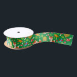 Forest Friends Woodland Cute 1st Birthday Party Satijnen Lint<br><div class="desc">Dit schattige thema van bosmvrienden is perfect voor je eerste verjaardagsfeestje! Geweldig voor een schattig kind geboren in de lente,  of een beetje dat van dieren houdt. Een eerste verjaardagsthema past bij een bos avontuur!</div>
