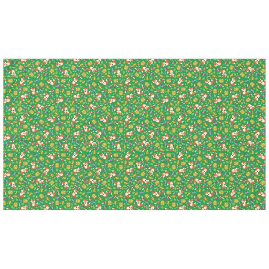 Forest Friends Woodland Cute 1st Birthday Party Tafelkleed (Voorkant (Horizontaal))