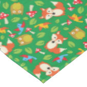 Forest Friends Woodland Cute 1st Birthday Party Tafelkleed (Gekanteld)