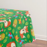 Forest Friends Woodland Cute 1st Birthday Party Tafelkleed<br><div class="desc">Dit schattige thema van bosmvrienden is perfect voor je eerste verjaardagsfeestje! Geweldig voor een schattig kind geboren in de lente,  of een beetje dat van dieren houdt. Een eerste verjaardagsthema past bij een bos avontuur!</div>