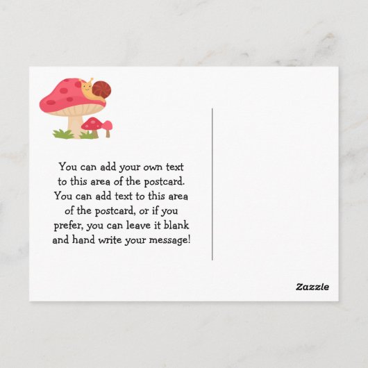 Forest Friends Woodland Dank u Briefkaart (Achterkant)