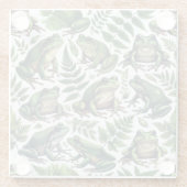 Forest Frogs-Mok Glazen Onderzetter (Achterkant)