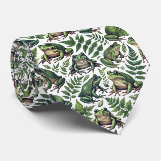 Forest Frogs-Mok Stropdas (Opgerold)