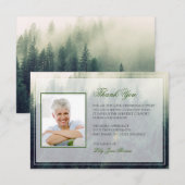 Forest Funeral Bedankt Memorial Keepomwille (Voorkant / Achterkant)