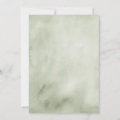 Forest Funeral Invitation Kaart (Achterkant)