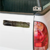 Forest Fuzz; Personaliseerbaar Bumpersticker (Op Truck)