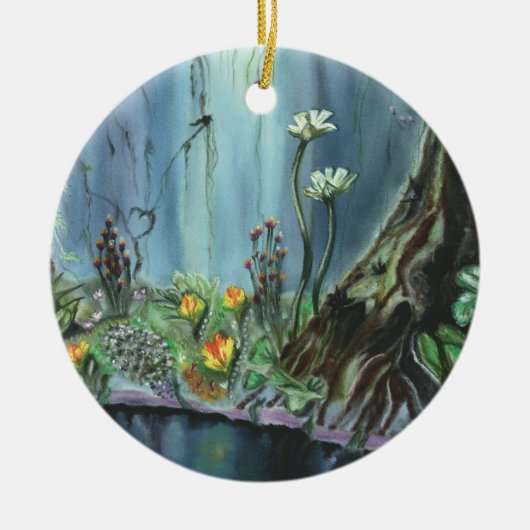 Forest Garden Keramisch Ornament (Voorkant)