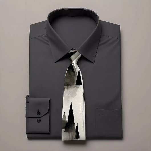 Forest-geïnspireerd Patterned Stropdas