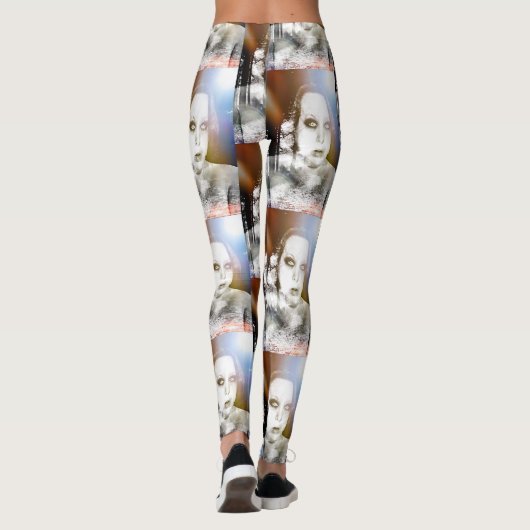 Forest Ghost Self Portrait Leggings (Achterkant)