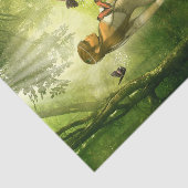 Forest Girl Tissuepapier (Detail)