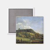 Forest Glade, vlakbij een dorp, 1833 Magneet (Voorkant / Achterkant)