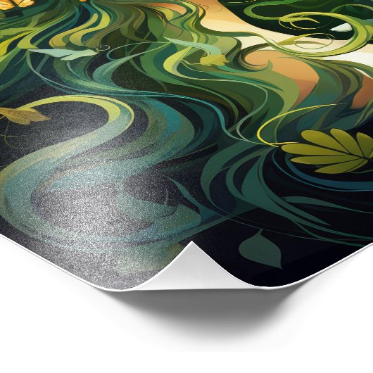 Forest Goddess Foto Afdruk (Hoek)