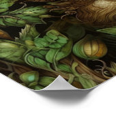 Forest Gold Bunny Animal | Gold Bunny Wall Print (Hoek)