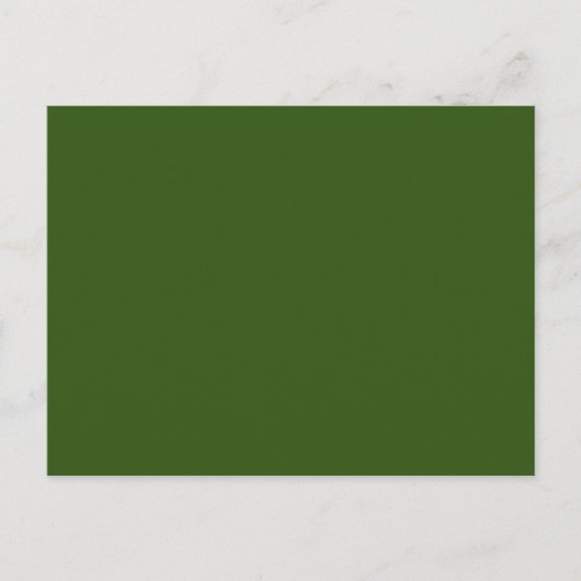 Forest Green #325513, Cactus Aankondigingskaart (Voorkant)