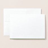 Forest Green #325513, Cactus Folie Kaarten (Voorkant met envelop)