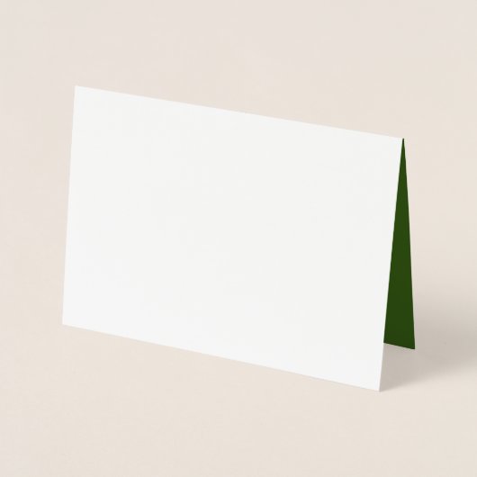 Forest Green #325513, Cactus Folie Kaarten (Voorkant)