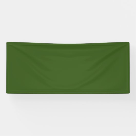 Forest Green #325513, Cactus Vinyl Banner (Horizontaal)
